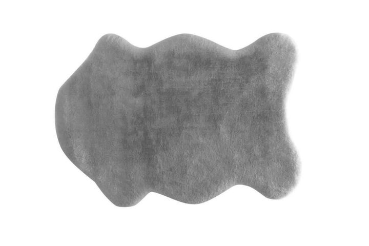 Dolce Bonita Fellteppich, 100x140 cm, Grau
