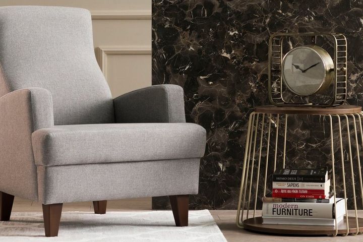 Kana Oorfauteuil, Lichtgrijs