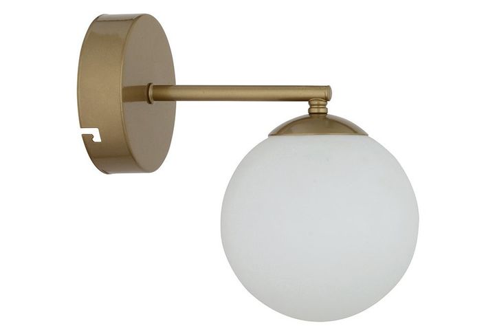 Apliqa Sidra Wandlamp, Mat Goud
