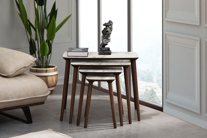 Lucy Zettafel Set, 4-delig, Wit