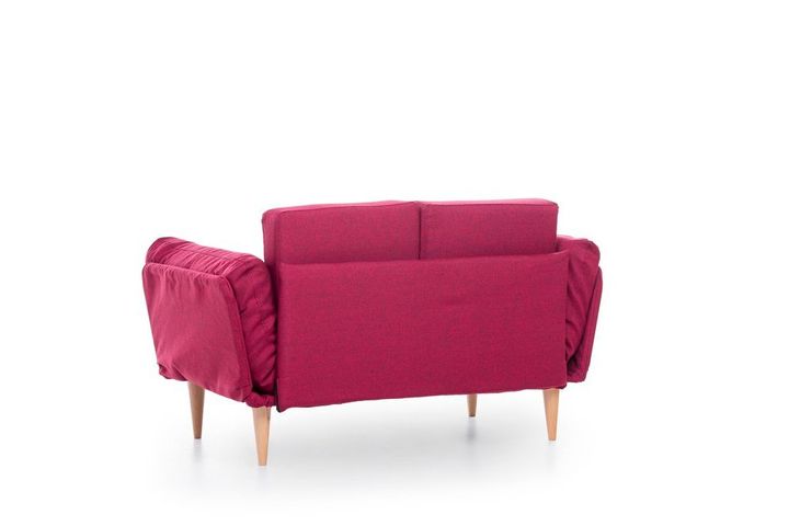 Futon Nina 2-Zitsbank, Bordeauxrood