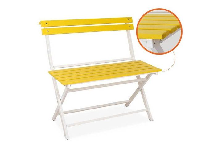 Prad Aller Garden Furniture Set, Yellow & White