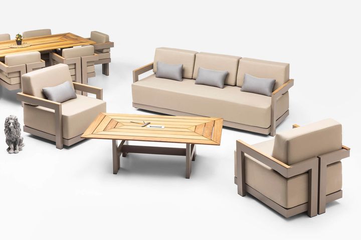 Rocco Tuinloungeset, Bruin