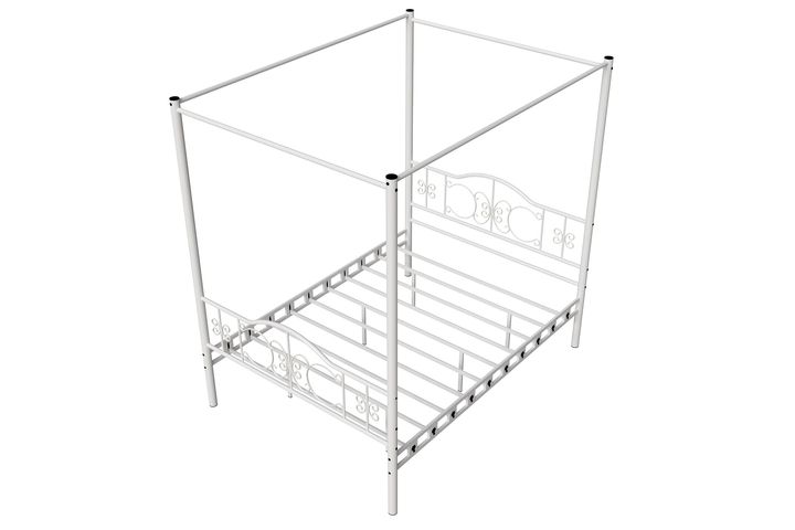 Pero Princess Metalen Bedframe met Klamboe, 140x200 cm