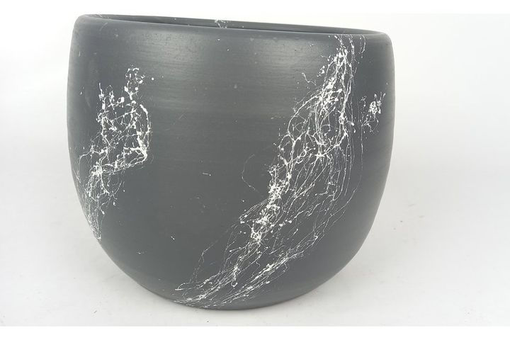 Earthenware Pot Planter, Grey