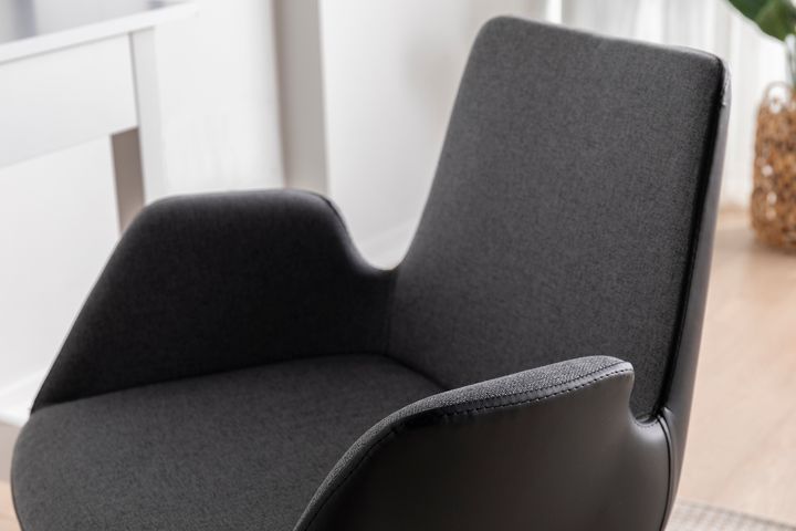 Dora Bureaustoel, Zwart en Grijs