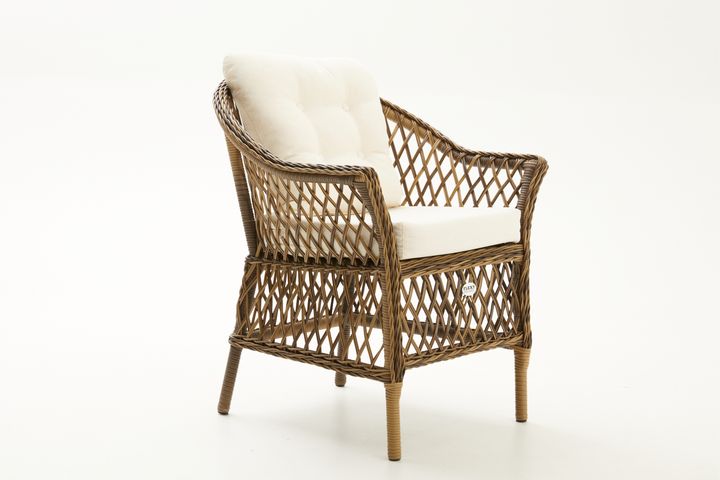 Nova Rattan Tuinset, 4 Zits, Bruin