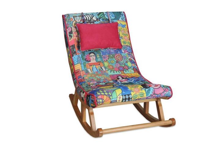 Asedia Maeve Diego Schommelstoel, Veelkleurig & Natuurlijke Kleur