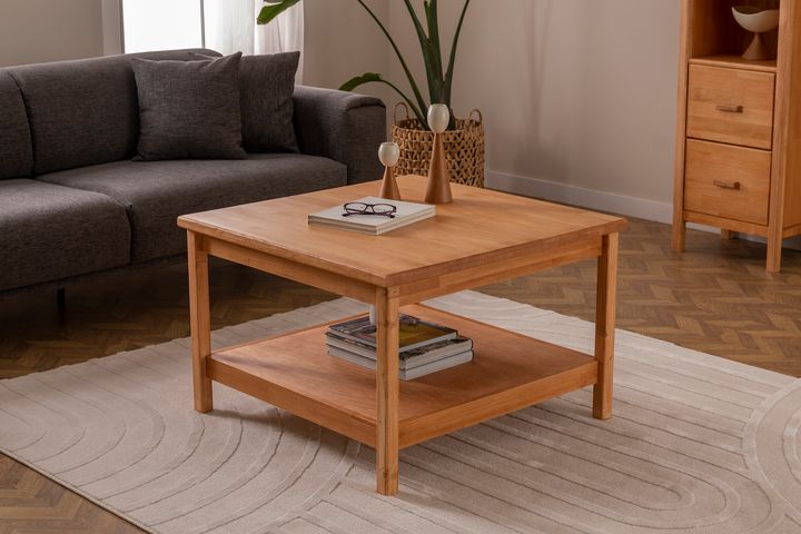Ranch Salontafel, Massief, Eik