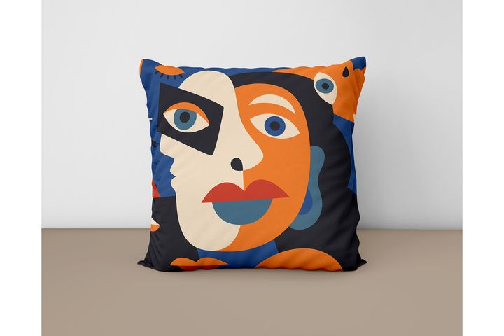 Picasso Stijl Kussensloopset, 4-delig