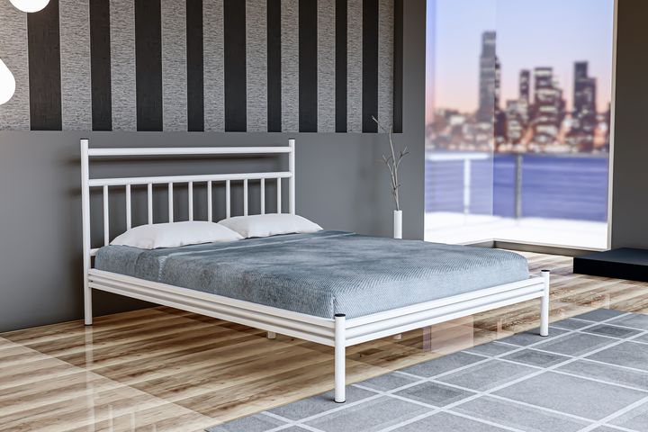 Lima Bedframe, 140x190 cm, Wit