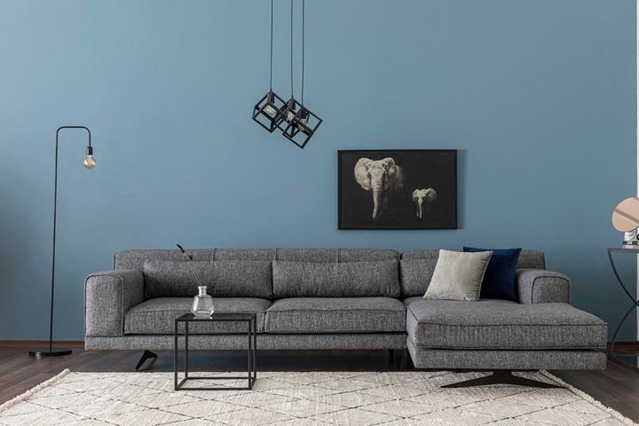 Jivago Hoekbank Rechts, Grijs