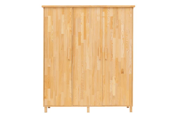 Ranch Houten Kledingkast met 3 Deuren