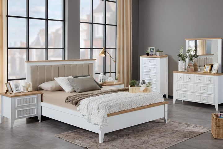 Lora Bedframe met Opbergdoos, 160x200 cm