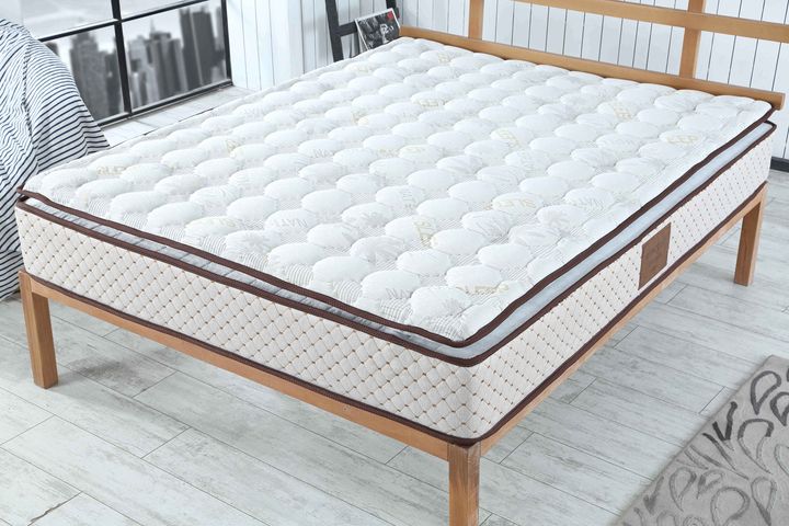 Bedcraft Pascha Medical Natural Volledig Orthapedisch Tweepersoonsmatras Met Ritspad, 160X200