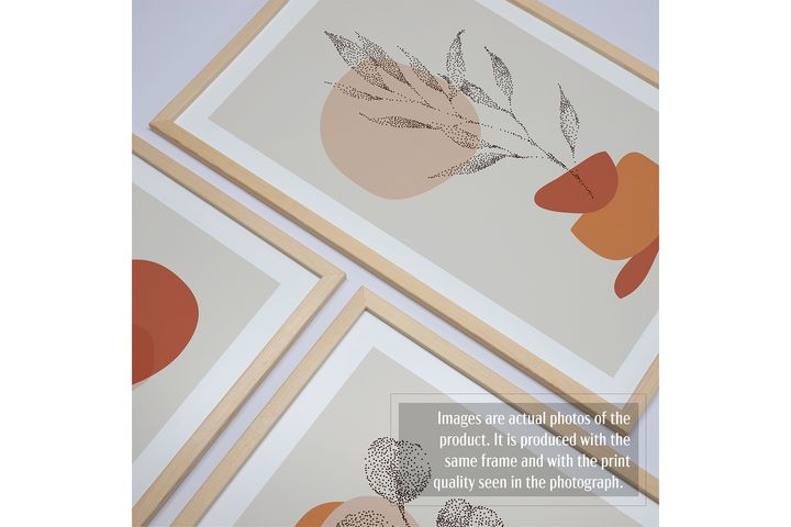 Sliver Art Print with Frame, Triptych