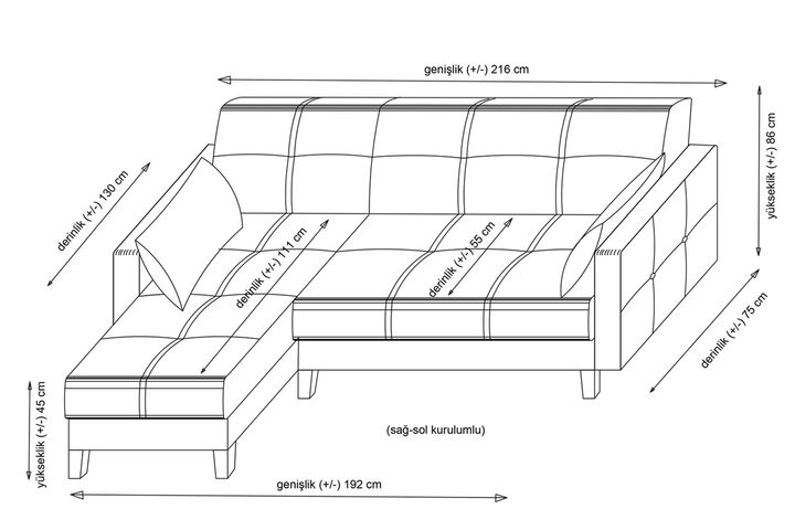 Polia Hoekbank, Steenrood