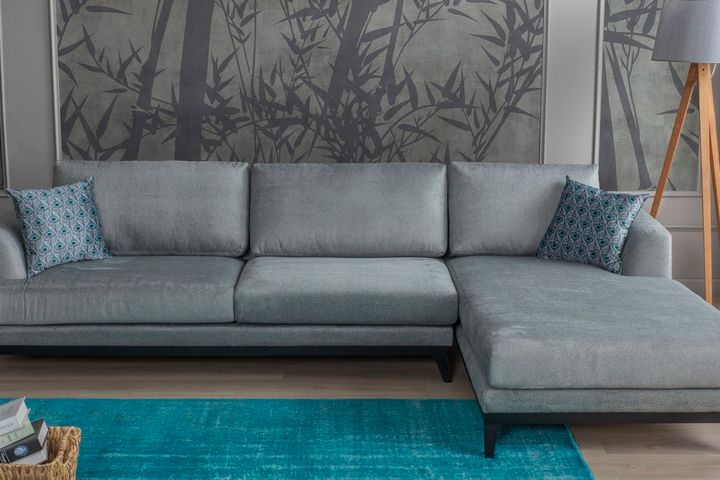 Nago Hoekbank, Grijs, Rechts