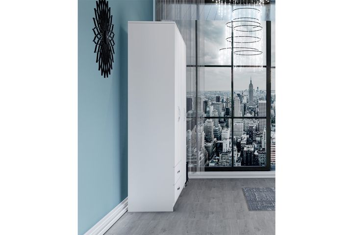 Novado Kledingkast met 4 Deuren en 2 Lades