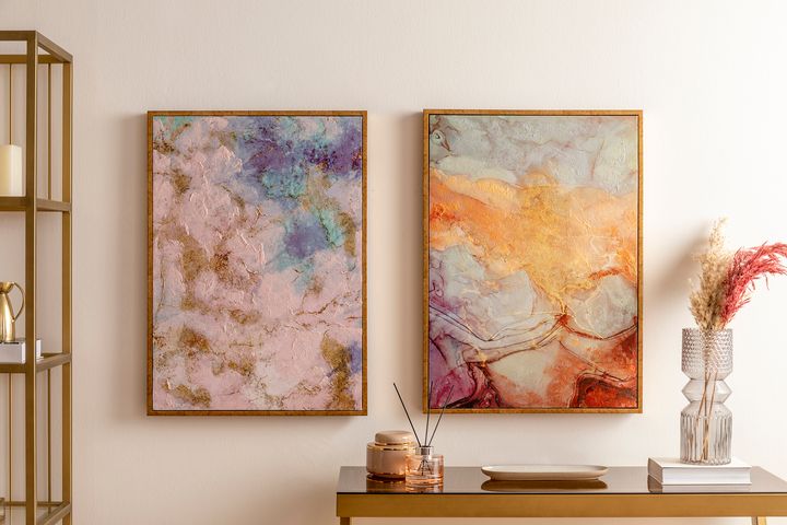 Leda Art Print with Frame, 50 x 70 cm