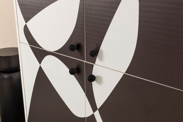 Aulia Multifunctionele Kast met Metalen Poten