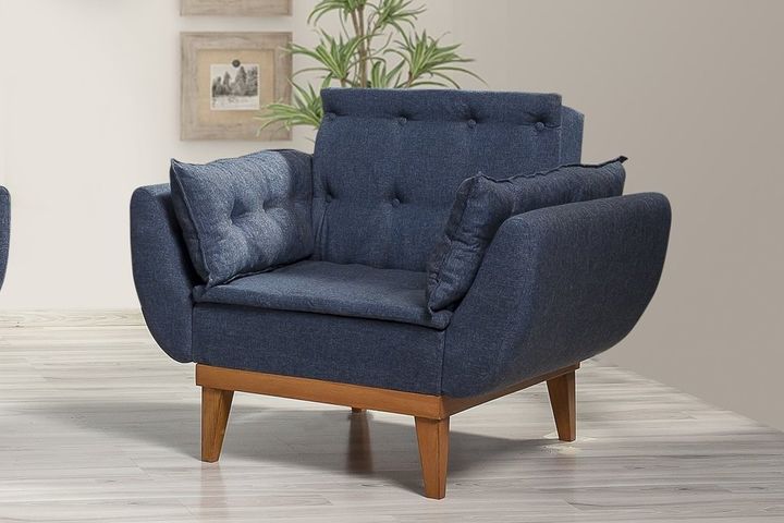Moby Armchair, Navy Blue