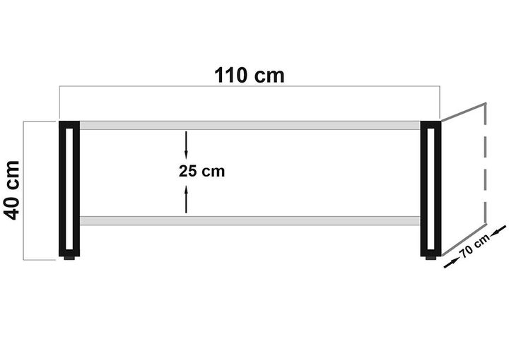 Cosmo Rectus Salontafel