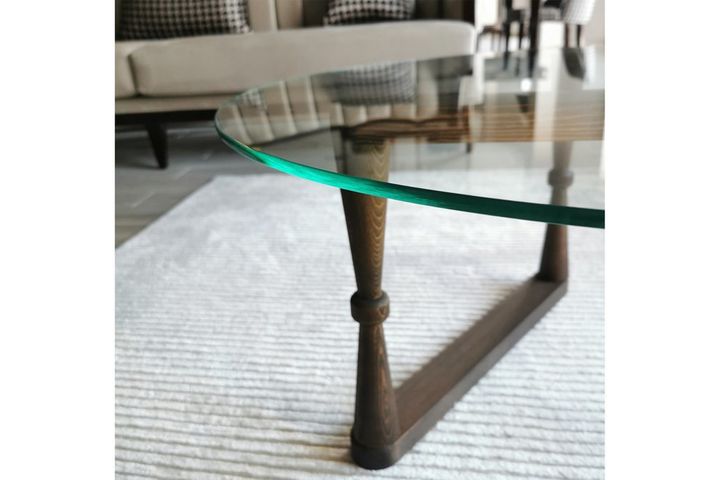 Neostyle Ronde Salontafel, Walnoot