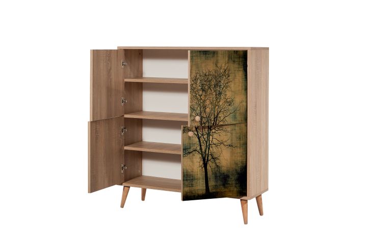 Multicabine Art Kast Houten Poten