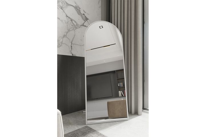 Marsah Sun Staande Spiegel, 150x60 cm, Wit