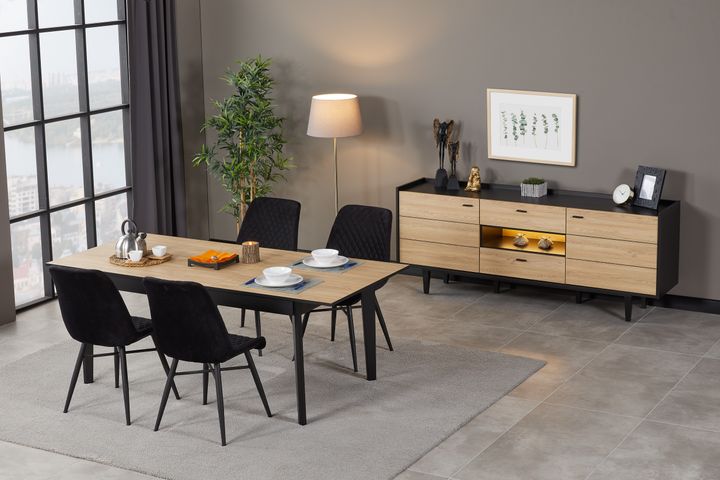 Teta Uitschuifbare Tafel, 160x90 cm