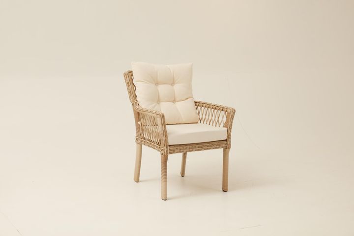 Pirus Rattan 2+1+1 Tuinloungeset, Beige