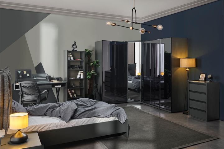 Aura Hoekkledingkast met 1 Deur