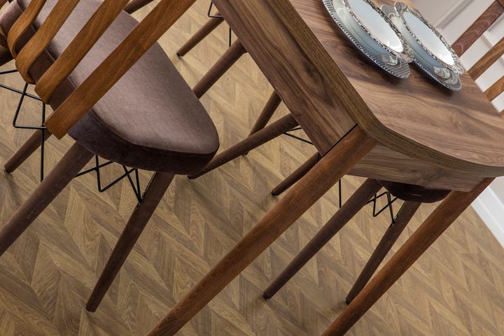Fergana Keuken Tafelset, 4 Stoelen, 130X80