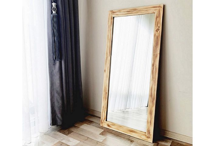 Wood Decoratieve Wandspiegel Cardie, 130x60 cm