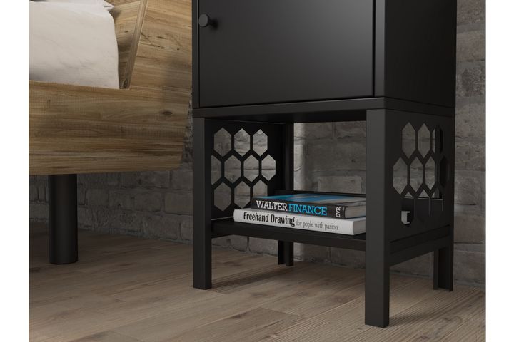 Maria Premium Nachtkastje, Zwart