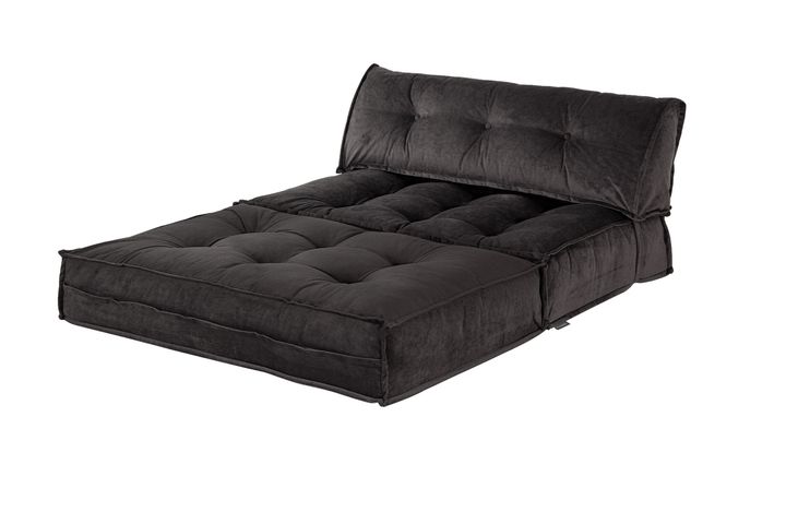 Mocca Opklapbare Slaapbank, Rookgrijs