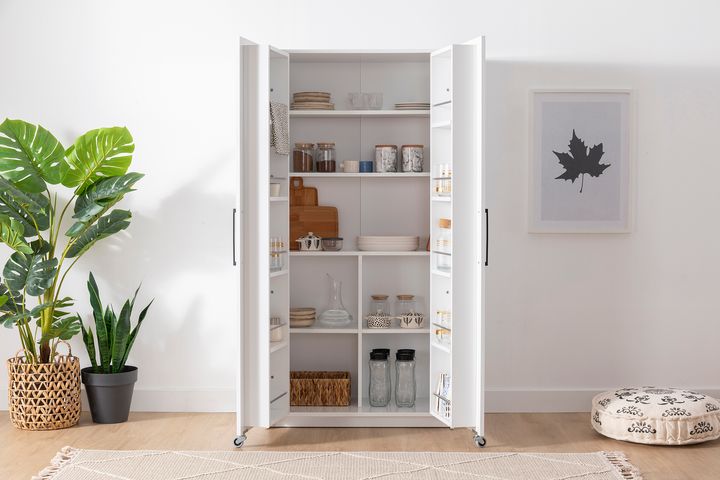 Stellar Keukenkast, 180 cm, Wit