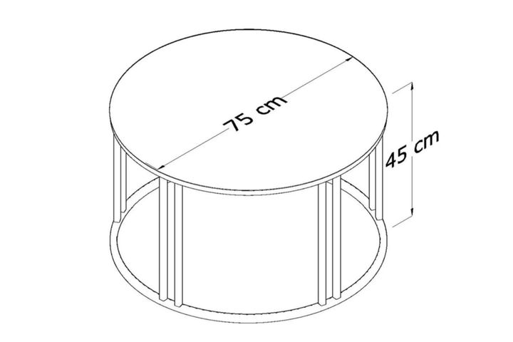 Tubihome Salontafelset, Zwart