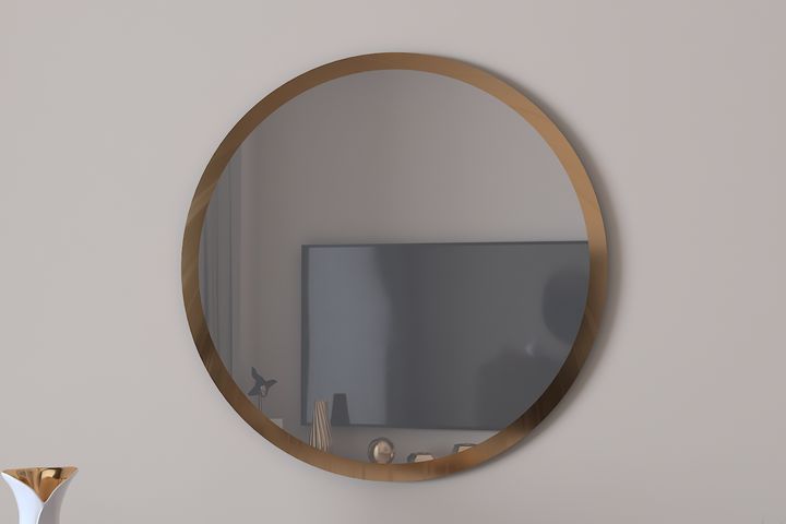 Camex Moderner Spiegel, Gold