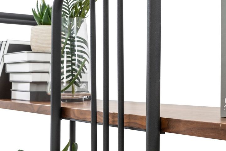 Boston Bookcase, 180 cm, Walnut