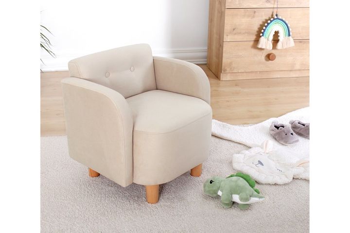 Voile Kinderfauteuil, Creme