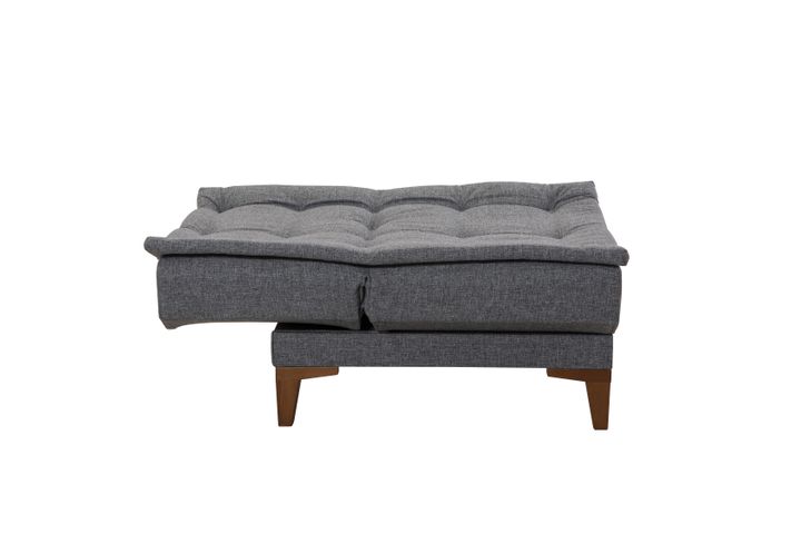Kelly Fauteuil In Linnen Stof, Donkergrijs