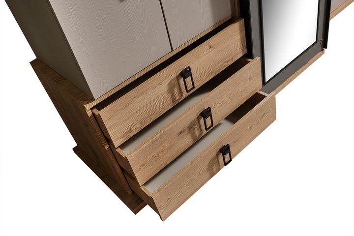 Ben Lawers Kledingkast met 3 Deuren