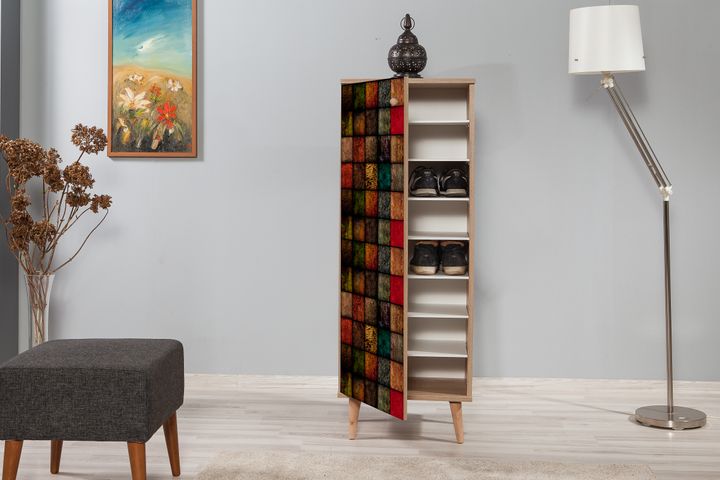 Ironbridge Shoe Cabinet, Multicolour