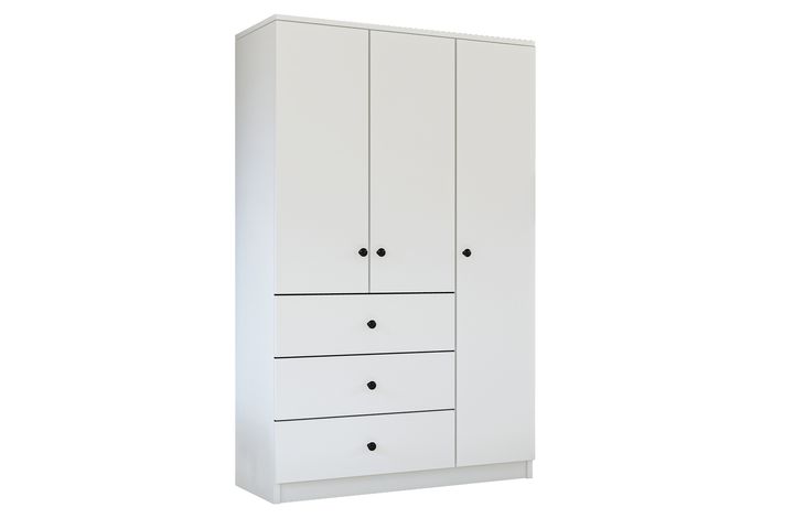 Metalia Spey Kledingkast met 3 Deuren en 3 Lades