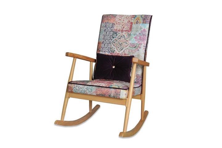 Asedia Trend Authentieke Schommelstoel, Natuurlijke Kleur