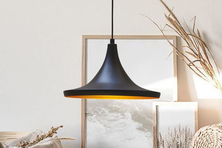 Bellezza Large 1-Light Pendant, Black