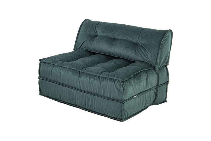 Mocca Opklapbare Slaapbank, Petrol