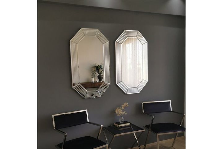 Neostyle Dressoir Spiegel, 60x100 cm, Zilver